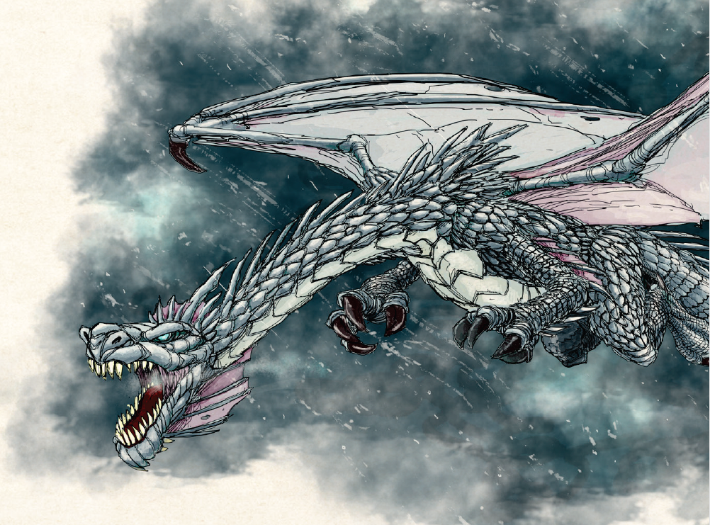 13th Age white dragon