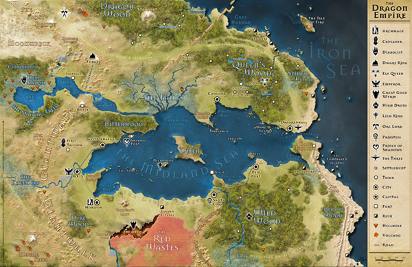 Dragon Empire map